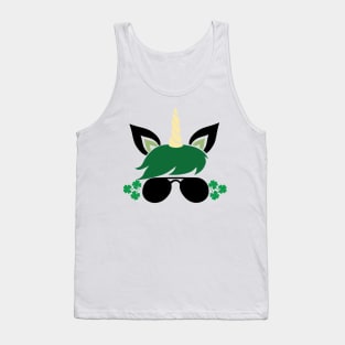 Green unicorn Tank Top